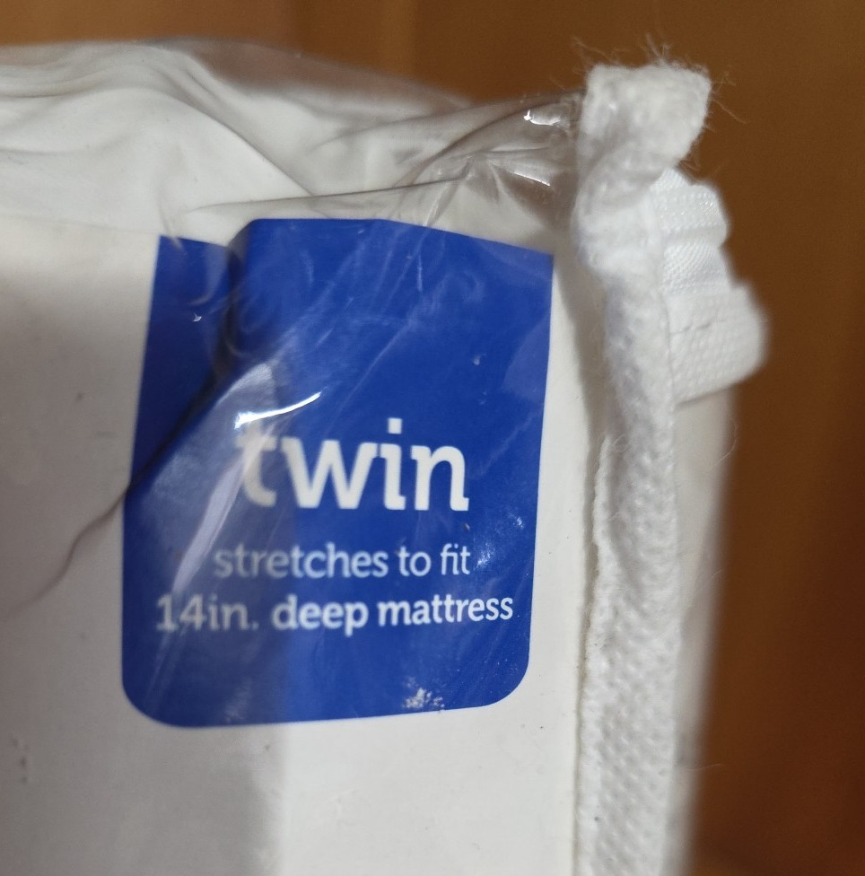 AllerEase Waterproof Allergy Protection Zippered Mattress Protector Twin