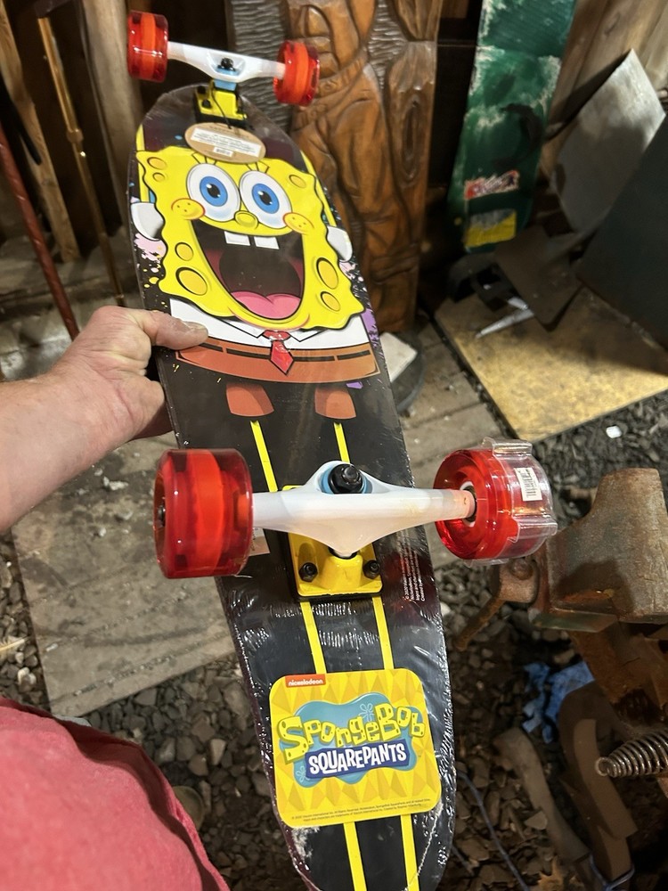 Never Opened Kryptonics Stretch Spongebob Squarepants 36" Longboard Skateboard