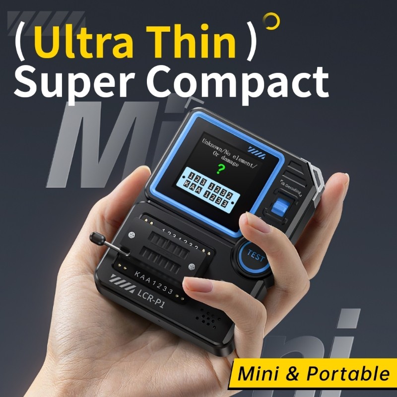 LCRP1 Transistor Tester Multifunction Electronic Component Meter Analysis Tool