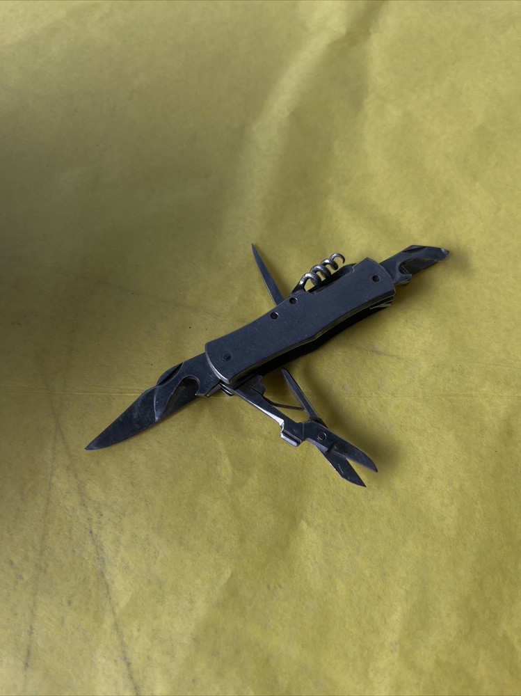 VINTAGE MULTI TOOL POCKETKNIFE KEYCHAIN (w14)