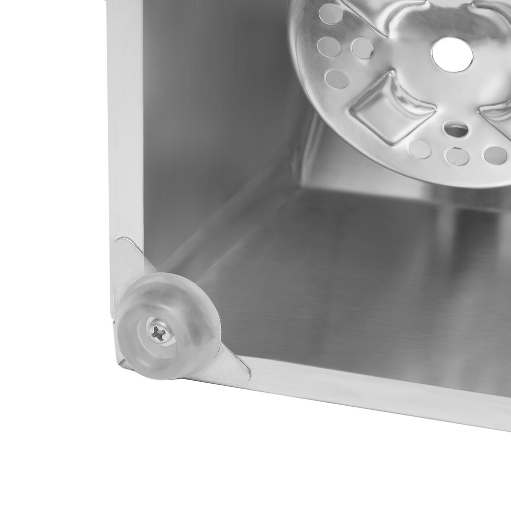 8 Compartment Stainless Steel Flatware Holder for Efficient Storage