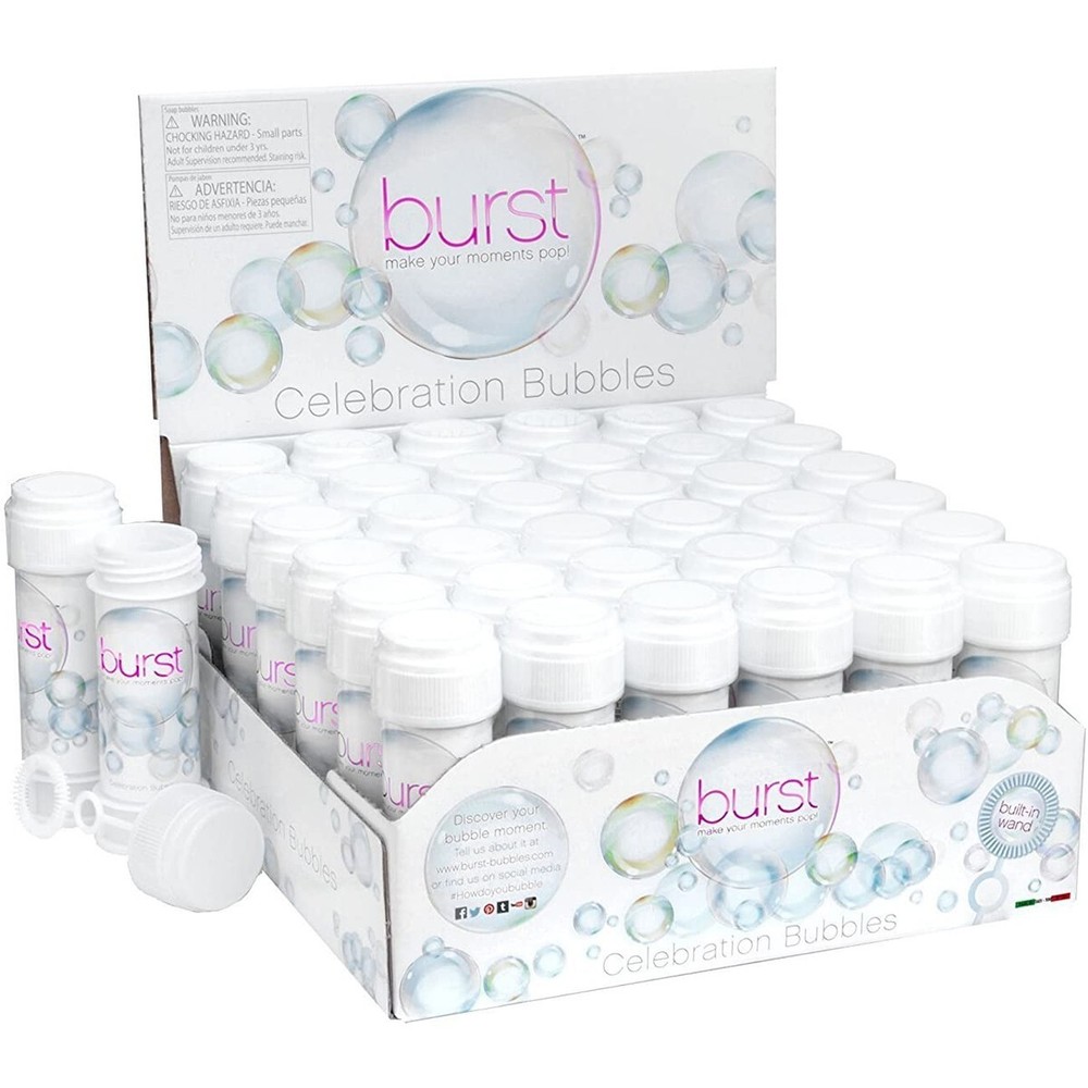 36pk Burst Celebration 2oz Bubbles and Wand