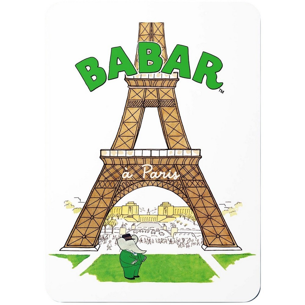 Oneart Babar postcard, Paris (10x15cm)