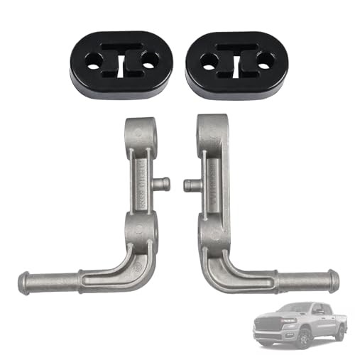 Rear Left & Right Exhaust Bracket Muffler Support Assembly Right+Left