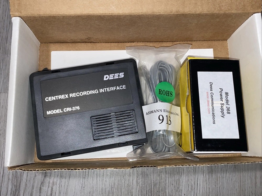 CRI-376 Recording Interface by Dees Communications (New in Box)