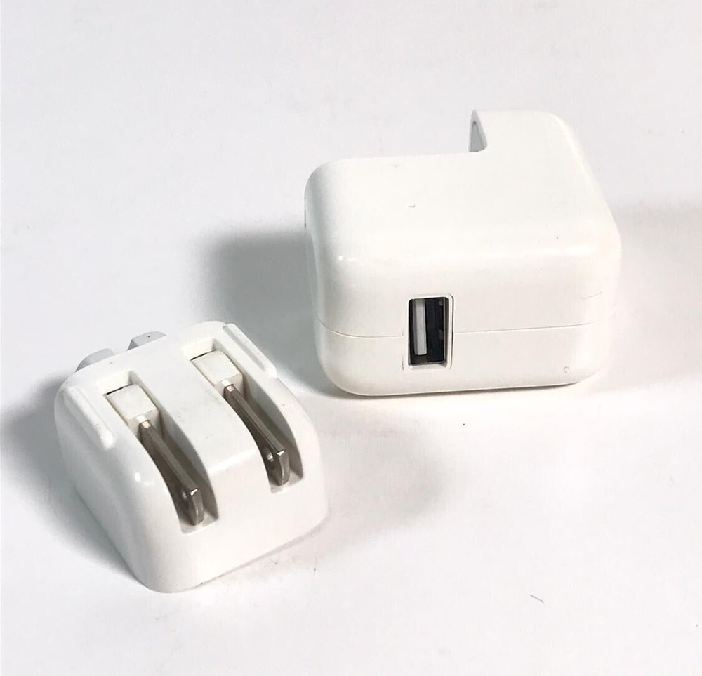 iPhone iPad 1 2 3 Charger 10-Watt Adapter | White