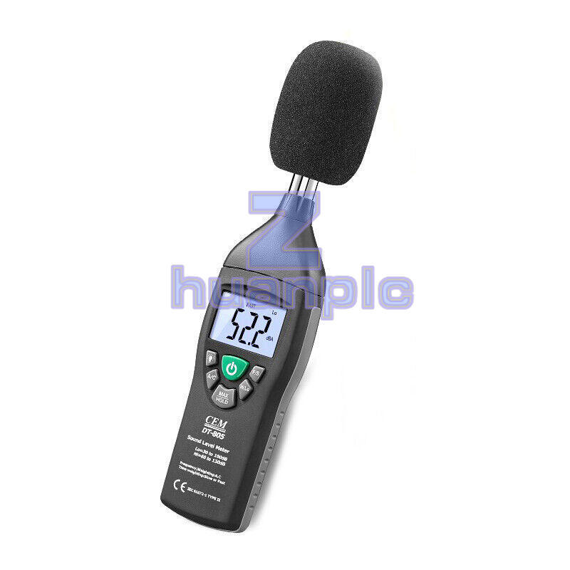 DT-805 High Performance Sound Level Meter Max Hold and Data Hold Function