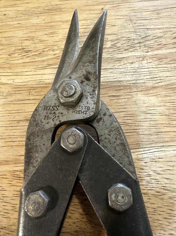 Vintage Wiss Tin Snips M-2 Metal Cutters