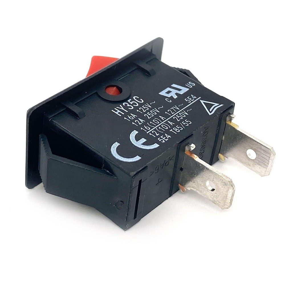 HY35C Rocker Switch Push Button Switch 2 Pin 12A 250V ON - Off