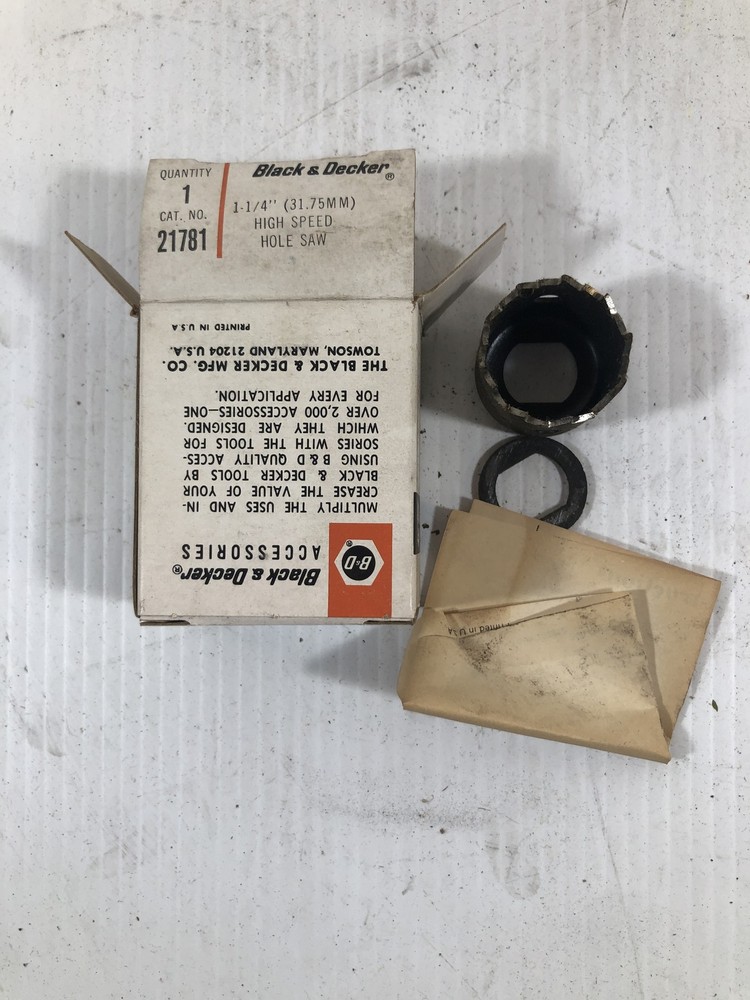 Black & Decker High Speed Hole Saw 21781 1-1/4"