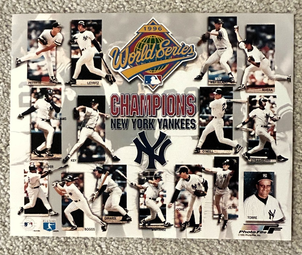 1998 World Champion NY Yankees ALCS Program ++ BONUS
