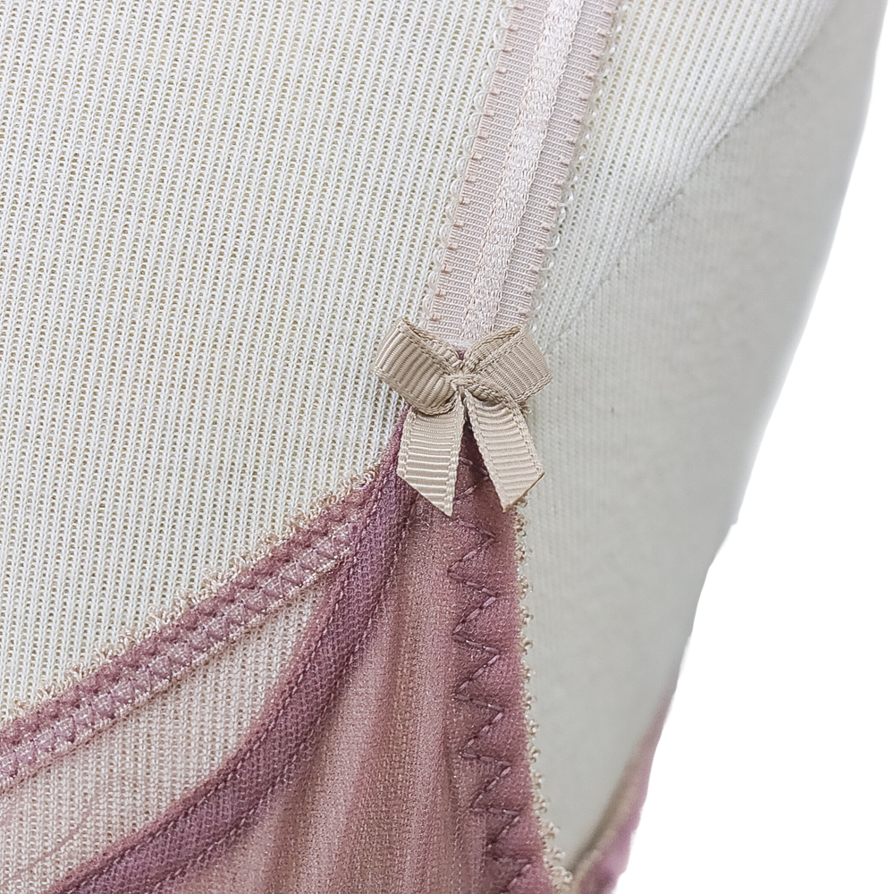Claudette Dessous Mesh Full Coverage Bra CD2000 Twilight Matchstick