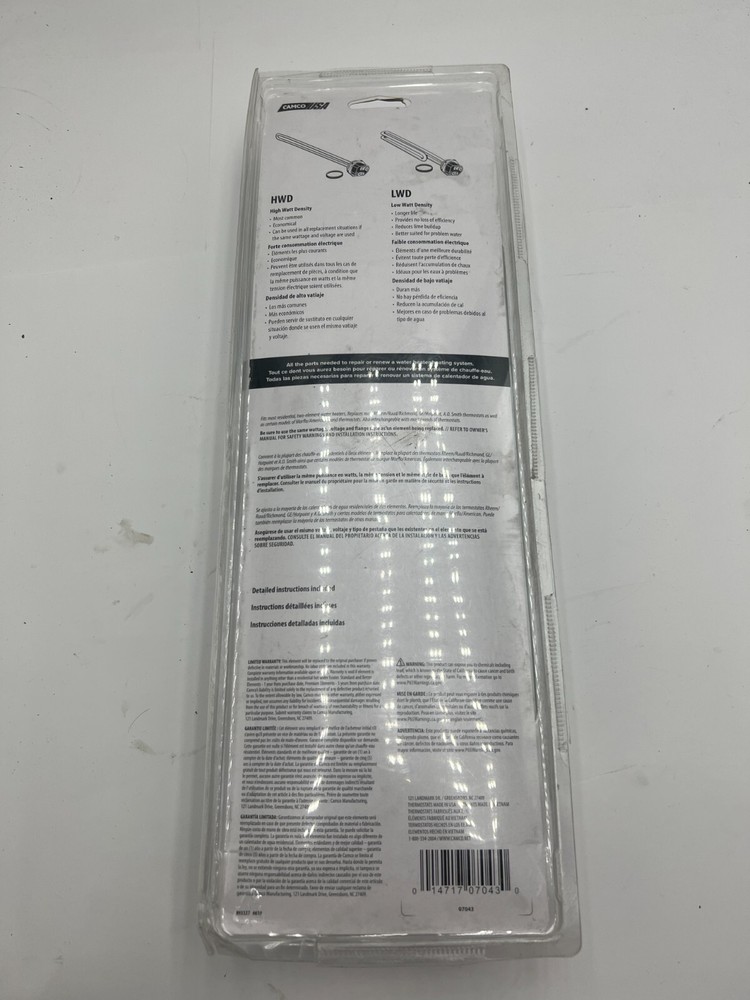 Camco 07043 LWD Apcom Style Plumber's Pack Water Heater Repair