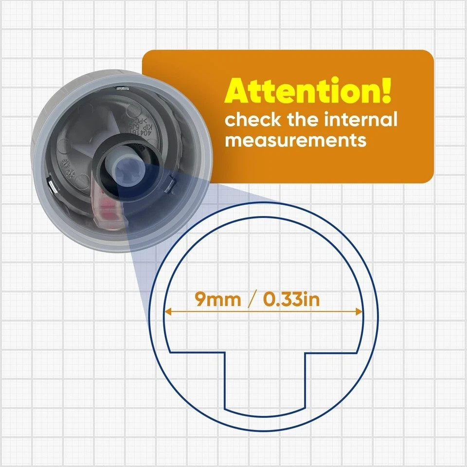 Replacement Control Knobs Compatible with Weber Genesis II 66754 – 2-Pack Gri...