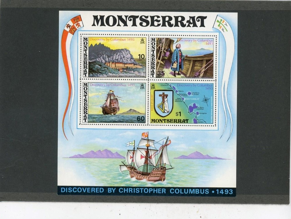 Montserrat 1973 Columbus Discovery Scott# 295a Mint NH