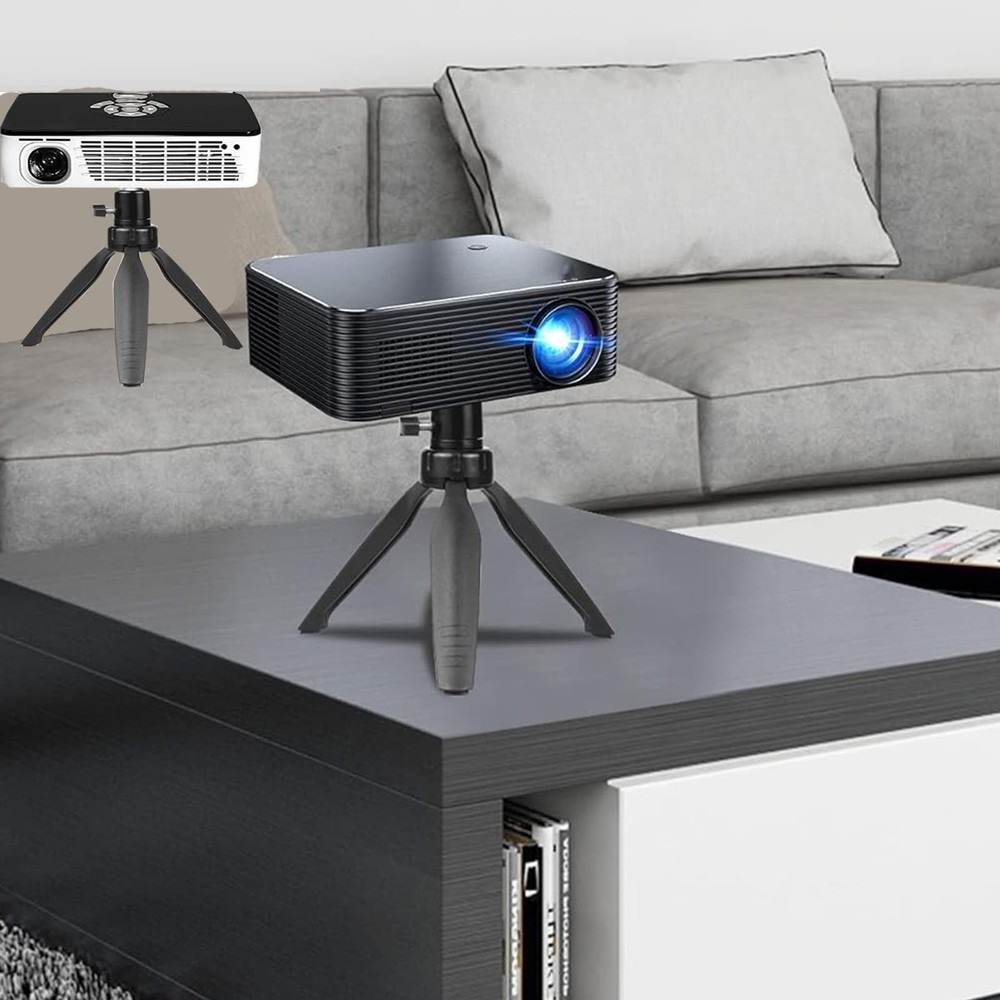 Mini Projector Tripod Mount Compatible with APEMAN,DR. J Upgrade, DBPOWER, An...
