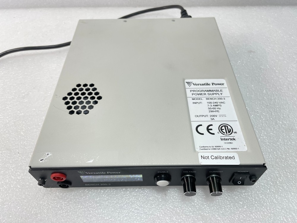 Versatile Power SUPPLY BENCH 200-3 600W Programmable Power Supply FREE SHIPPING