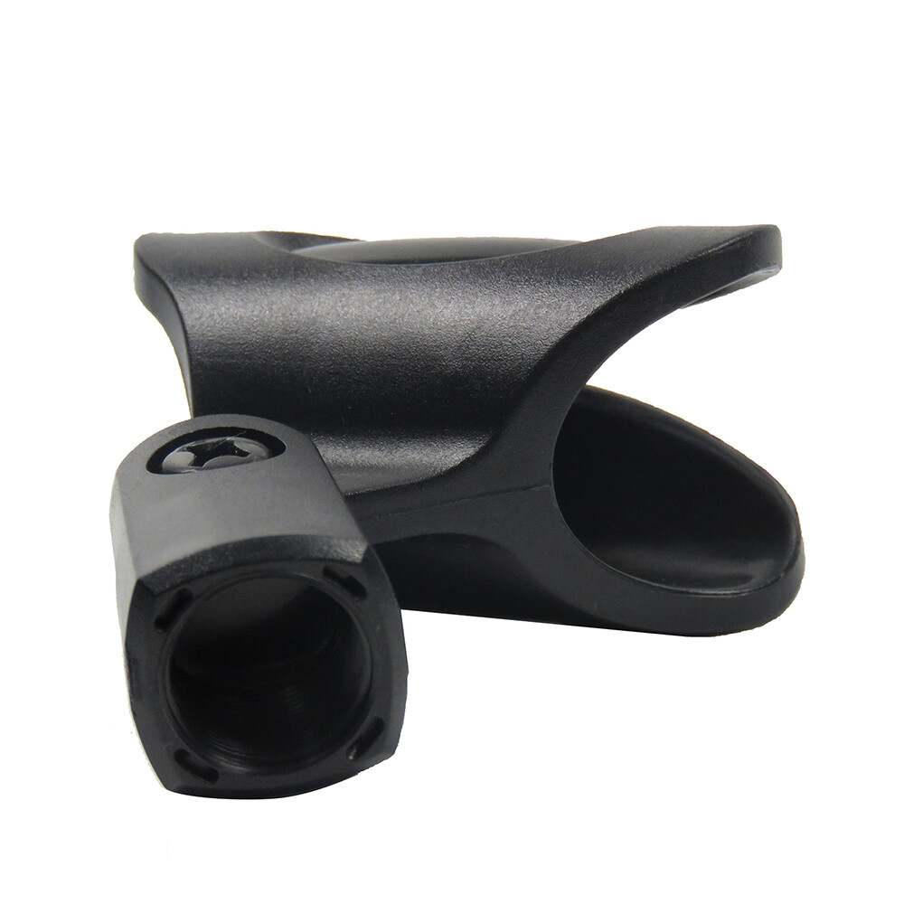 Pair Adjustable Microphone Stand Clamp Clip Audio Microphone Holder Base Mount