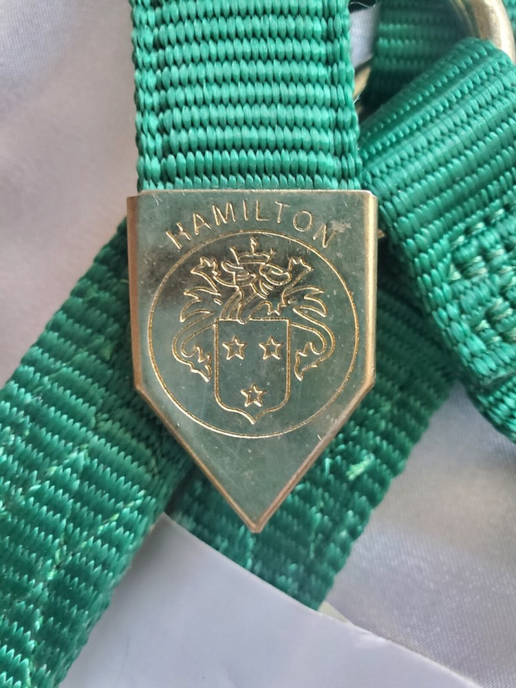 Hamilton 1” Nylon Halter Draft (x-Large) size Green NWT