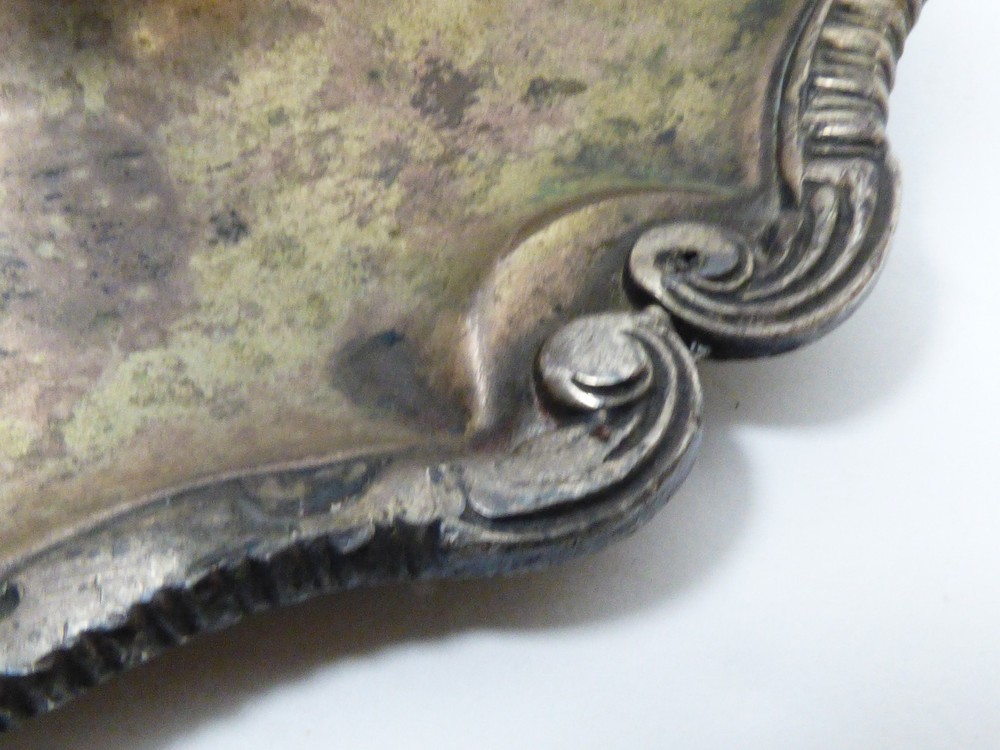 VTG Antique silver plate table candle stick holder