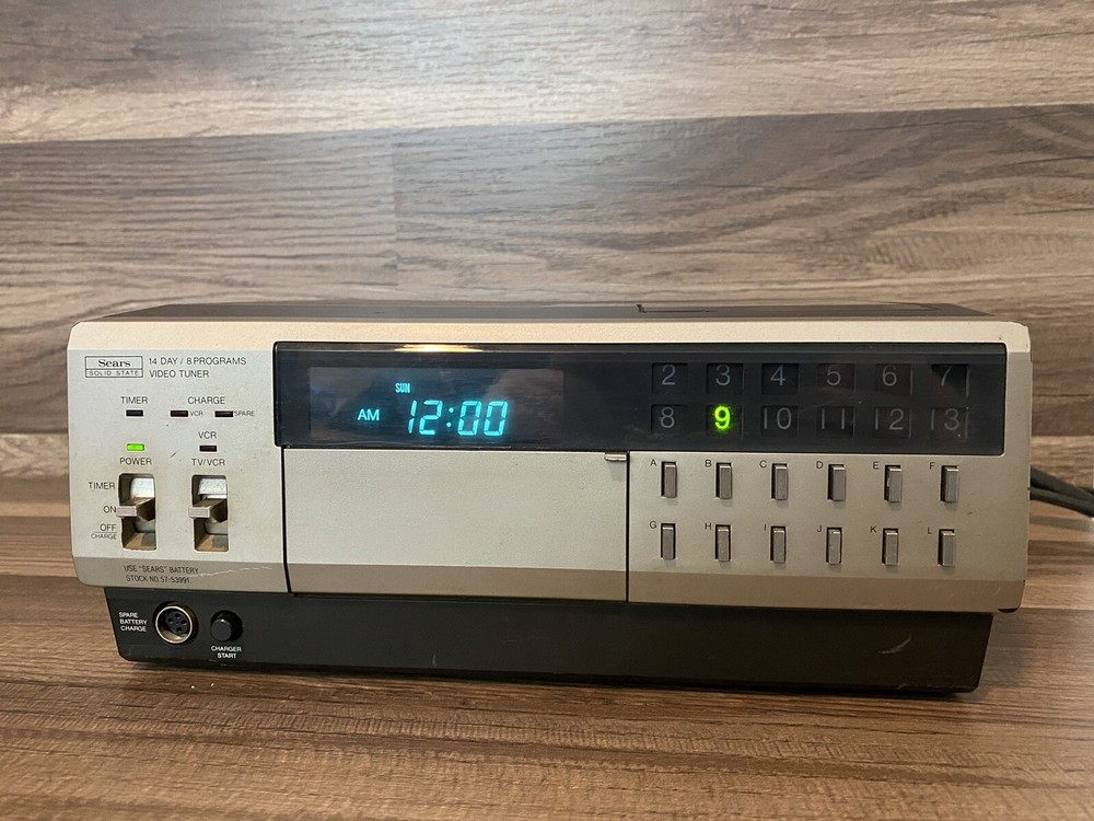 Sears Solid State 14 Day / 8 Program Video Tuner 57-53991 Vintage (Fully Tested)