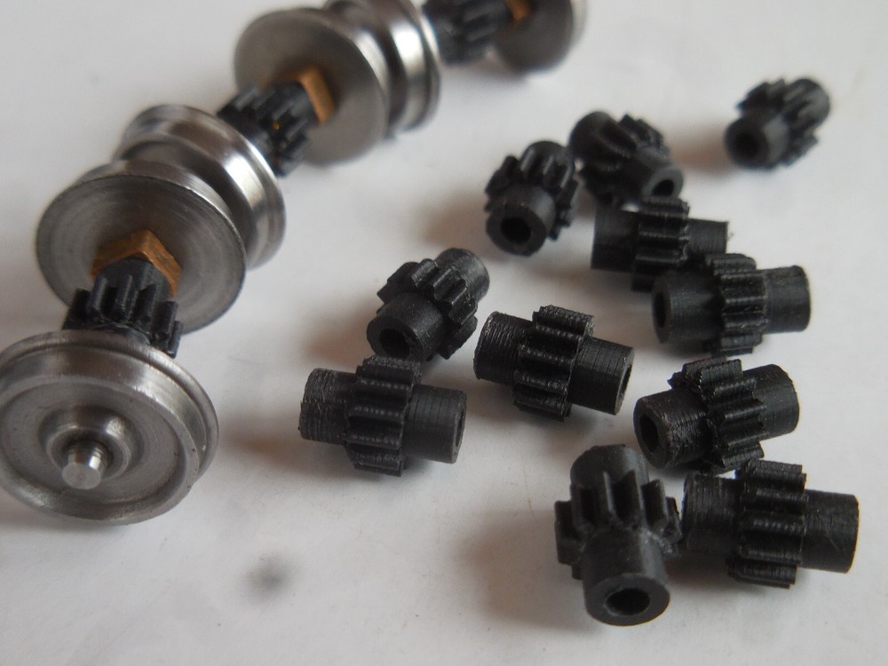 6 X Athearn, Proto 2000 Type Replacement Axle gears, Improved (READ UPDATE) HO