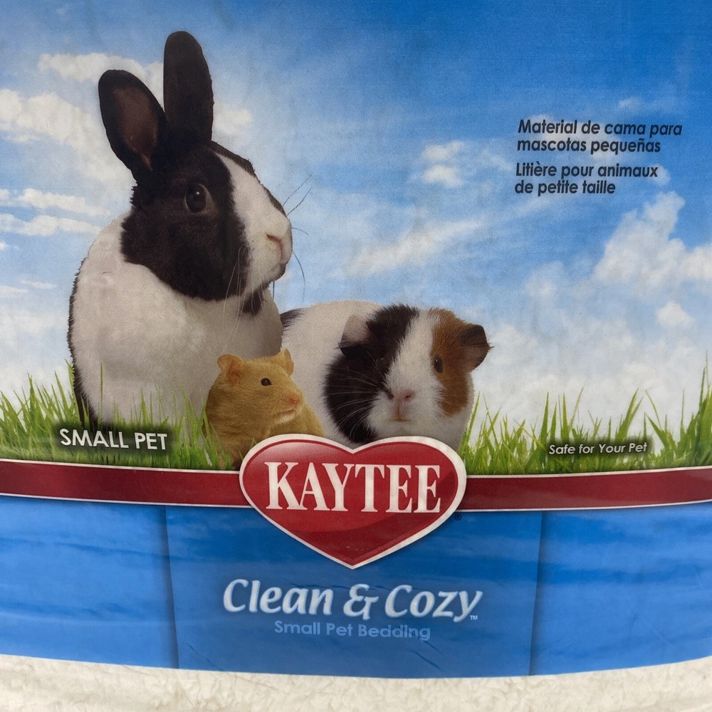 KAYTEE Clean & Cozy White Bedding Usable Volume 85L Odor Control New