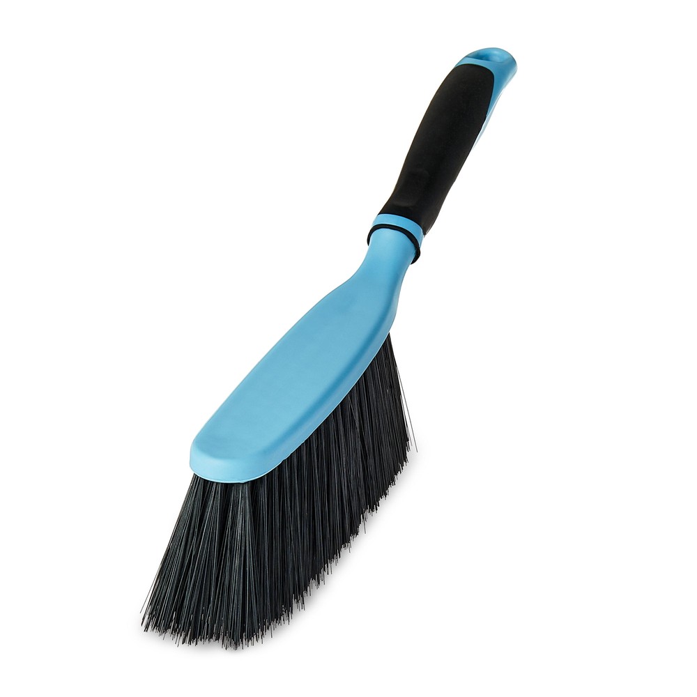 Great Value Dust Broom & Dustpan, Blue