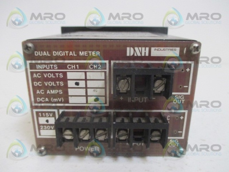 DNH 30-0040 DUAL DIGITAL METER 115V UNMP