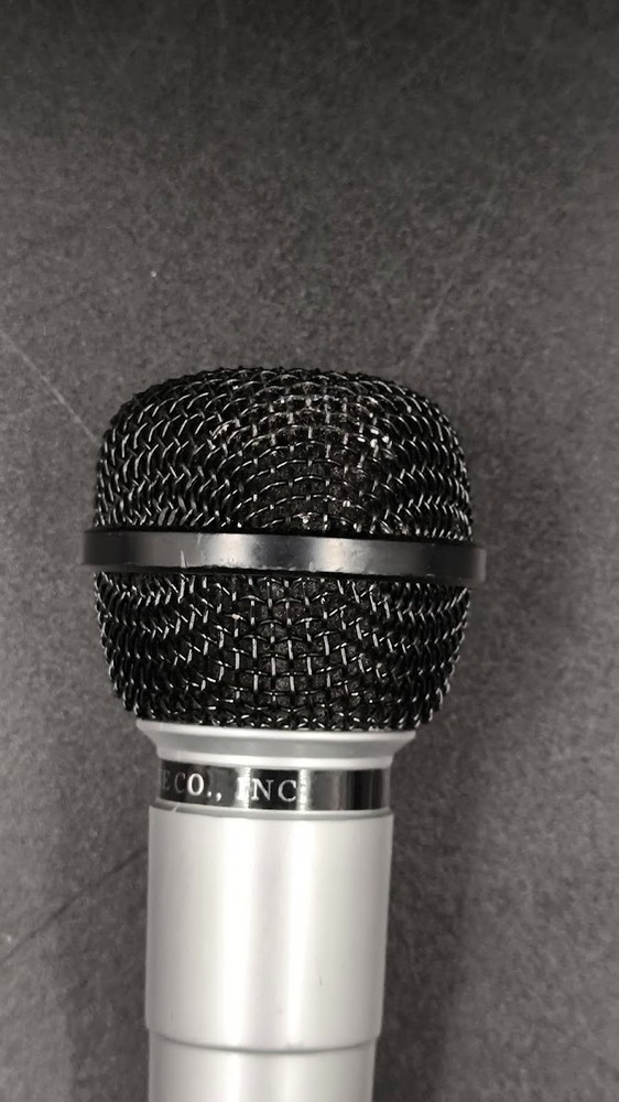 The Singing Machine Co. INC Microphone Used Working Silver
