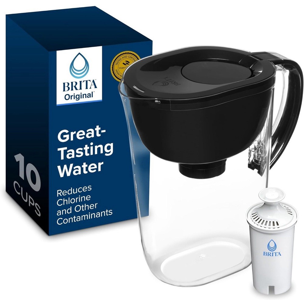 Brita Large Water Filter Pitcher for Tap and Drinking Water with SmartLight