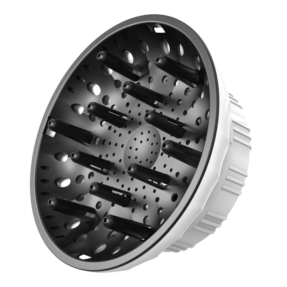 Universal Hair Diffuser For Blow Dryer Fits 1.4 To 2.4 Inch Ionic White