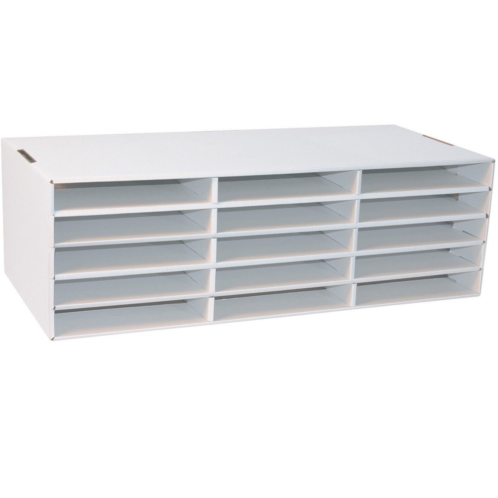 Pacon 001310 Classroom Keepers 15 Compartment Storage White