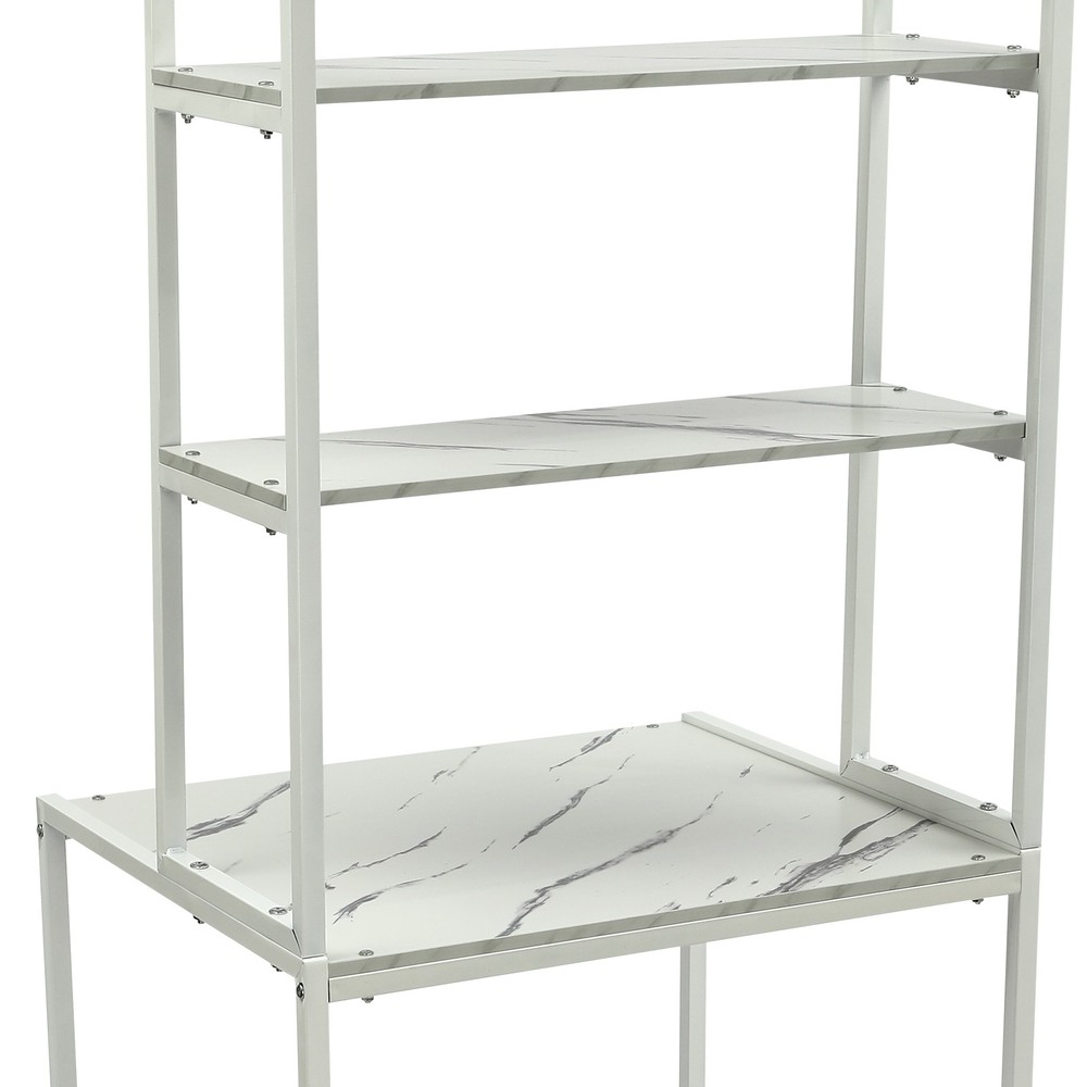 Washer & Dryer Storage Shelf Bathroom Space Saving Organizer Rack Standing Rack