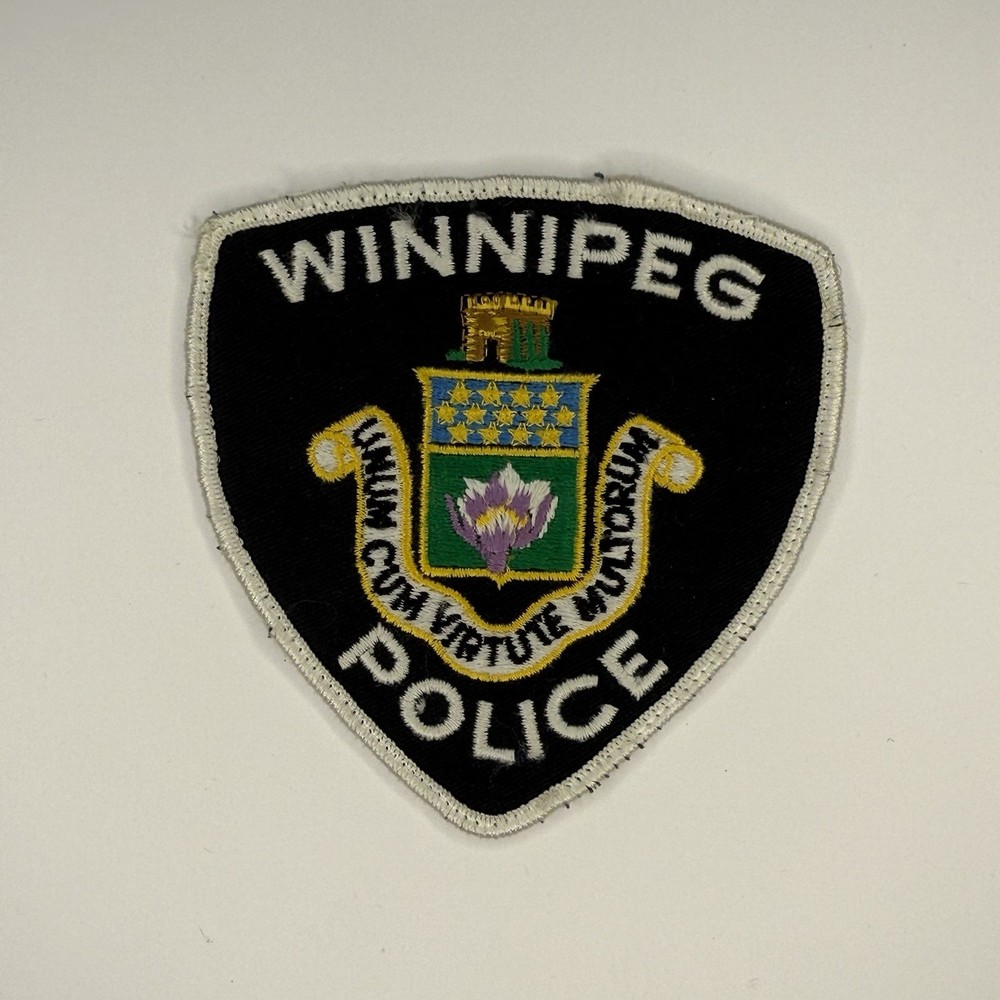 Winipeg Canada Police Department Patch