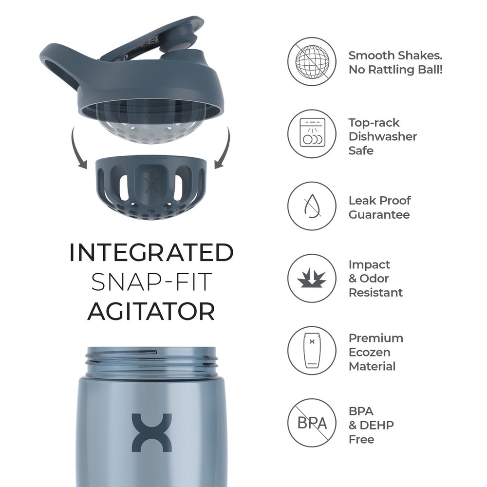 Pursuit Eco Shaker Bottle 32oz Midnight Blue