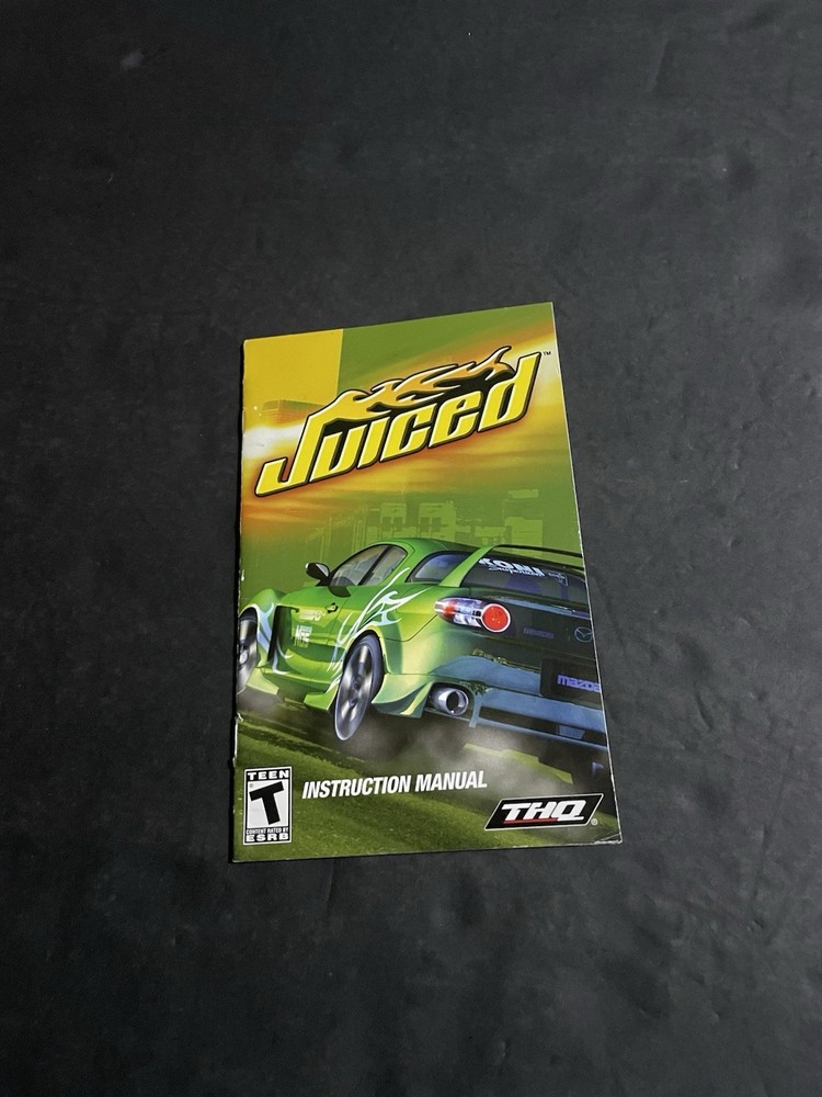 Juiced ps2 manual Only