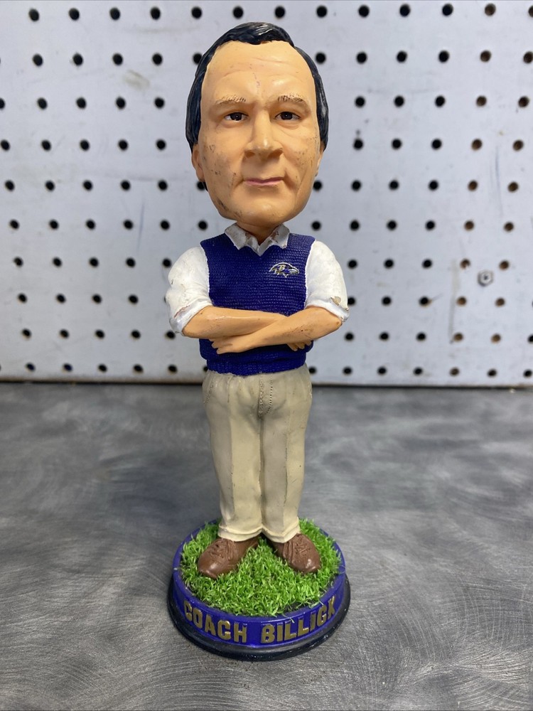 NFL Coach Billick Ravens Bobble Head