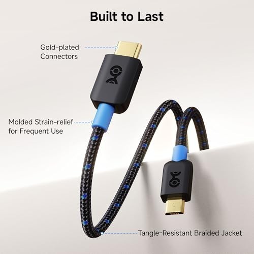 Cable Matters Braided USB C to Micro USB Cable - 3.3Ft, Micro-Usb to USB-C Cable