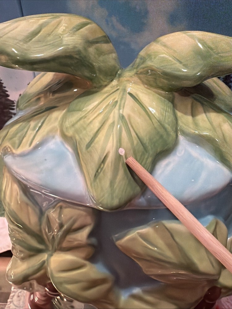 Juice Ceramic Dispenser With Monkeys Palms design