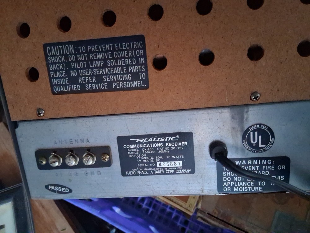 Realistic DX-160 Solid State Communications Receiver