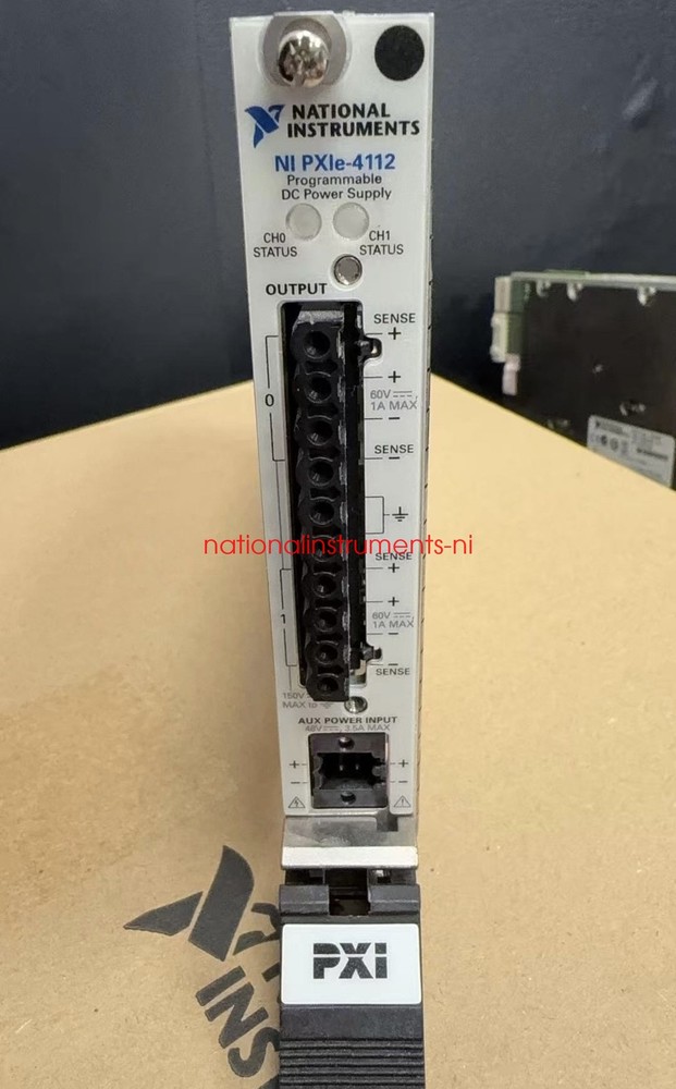 National Instruments NI PXIe-4112 Programmable Power Supply Module Testing