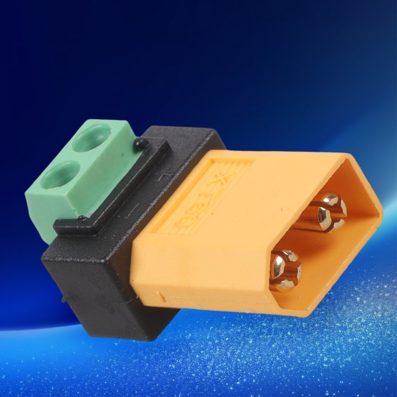 No Solder XT60 Plug With 2Pin Adapter For Energy Storage Solar Panel Devices
