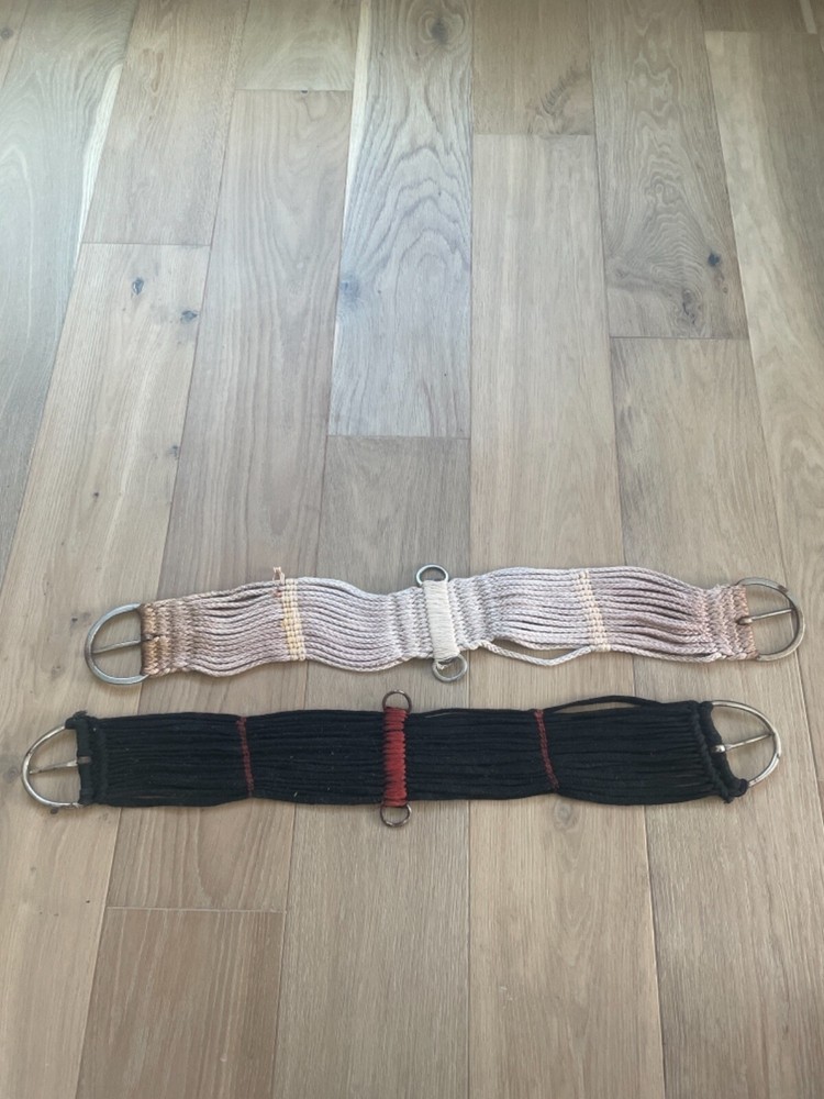 2 34" WESTERN COTTON ROPER CINCHES CAN SEPERATE ALSO