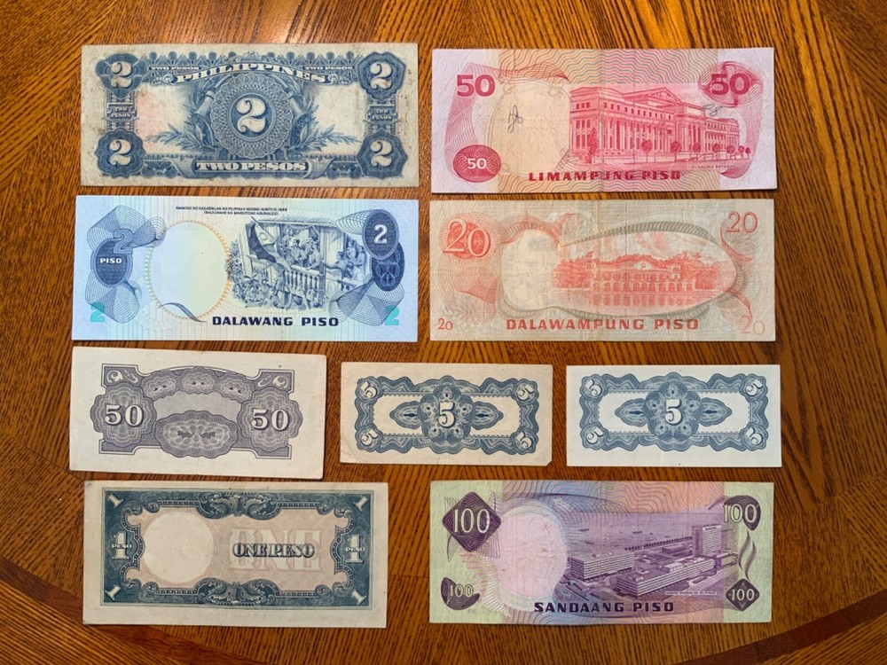 Vintage Banknote lot from Philippines