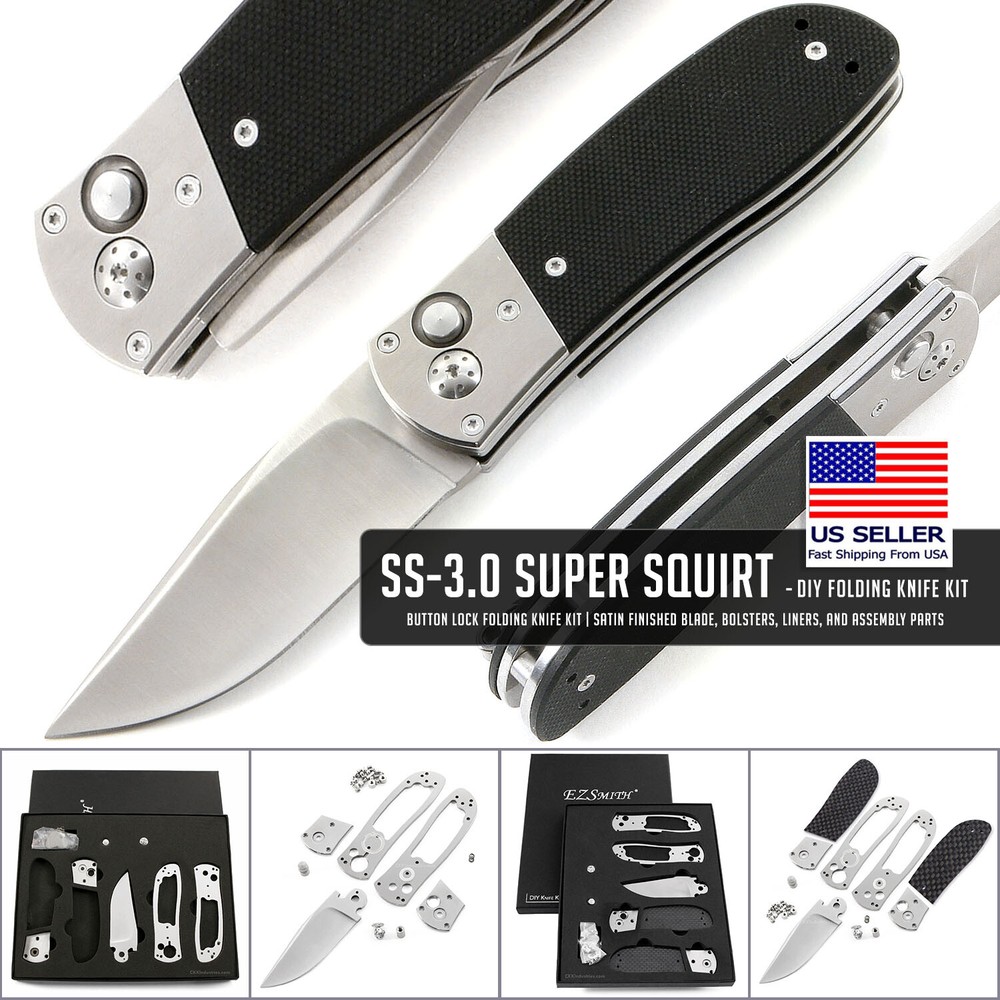 SS-3.0 - DIY Folding Knife Making Kit - USA Design