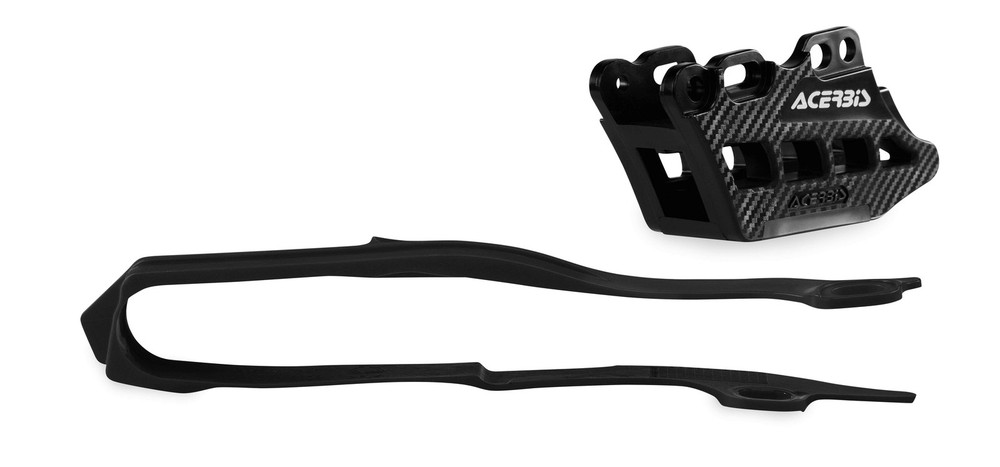 Acerbis 2449460001 Chain Guide and Slider Kit - Black