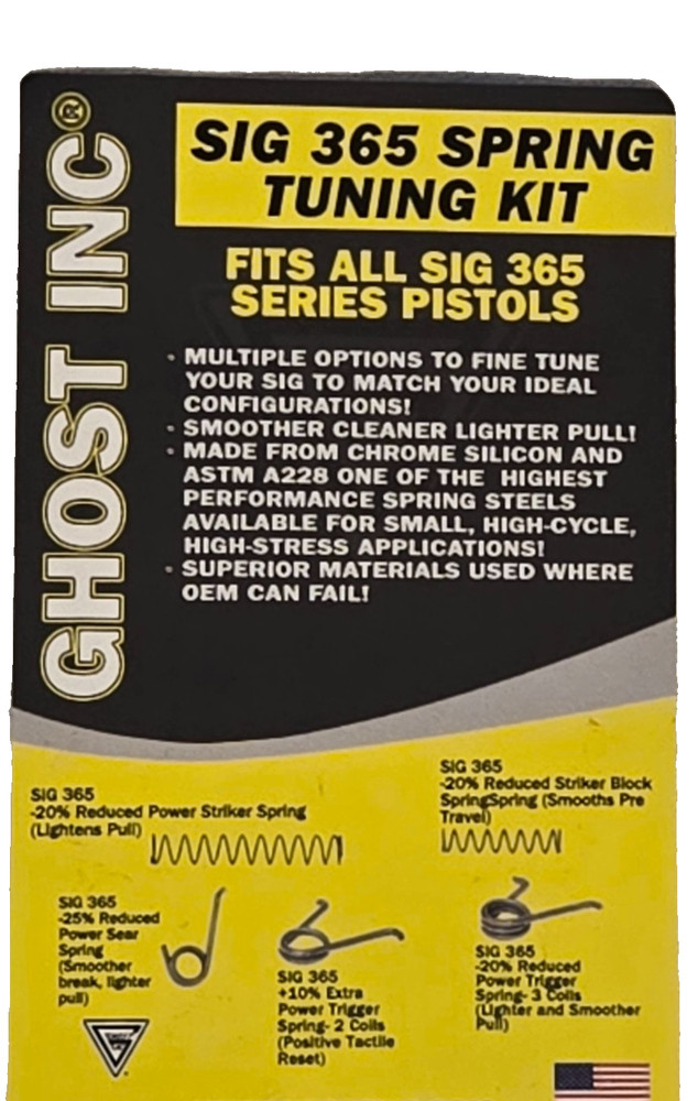 Ghost Sig P365 Master Spring Tune Up 5 Spring Kit