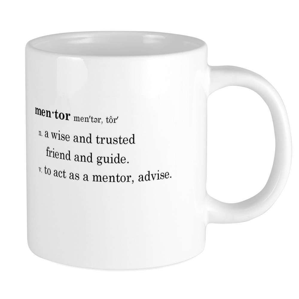 11oz mug Mentor Definition - Printed Ceramic Coffee Tea Cup Gift