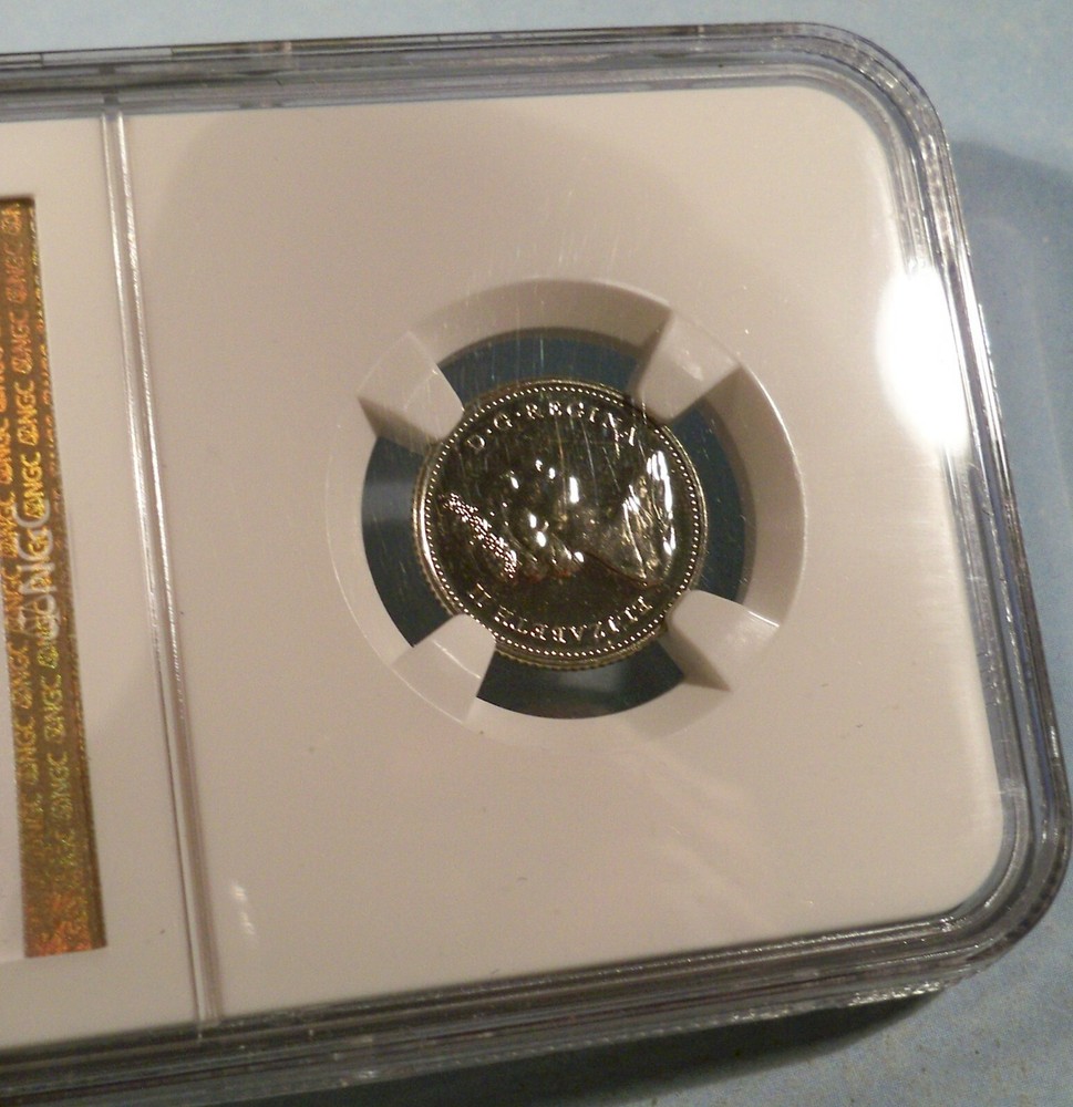 1973 10c NGC PL67 CANADA DIME BLUENOSE PROOF-LIKE 67